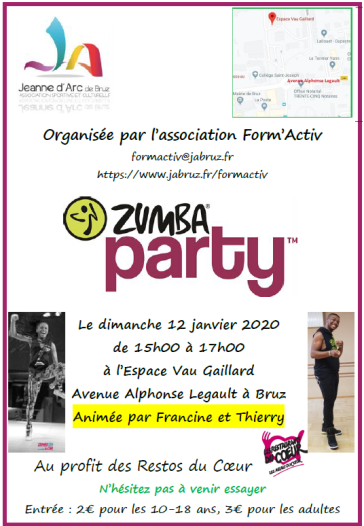 Zumba Party à l'Espace Vau Gaillard